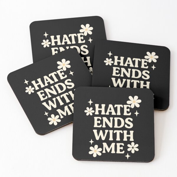 Item preview, Hate Ends With Me – Anti Hate Equality Inspirational Quote Gift designed and sold by jolille.