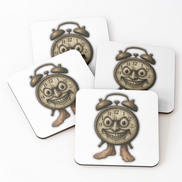 Item preview, Creepy Smiling Alarm Clock Character designed and sold by Castiora.
