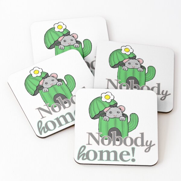 Item preview, Cute Hamster in Cactus | Nobody Home | Gifts for Hamster Lovers designed and sold by ScribbL-ScrabbL.