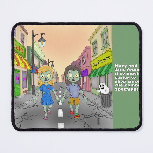Item preview, Shopping After the Zombie Apocalypse designed and sold by Aki & Akiros Art.