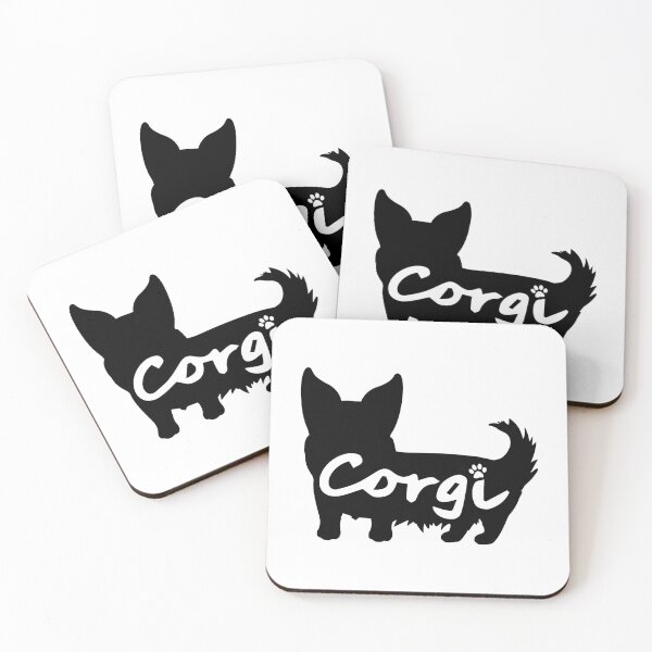 Item preview, Minimalist Black Corgi Silhouette Sticker – Cute Dog Lover Decal designed and sold by Dragonfly-10.