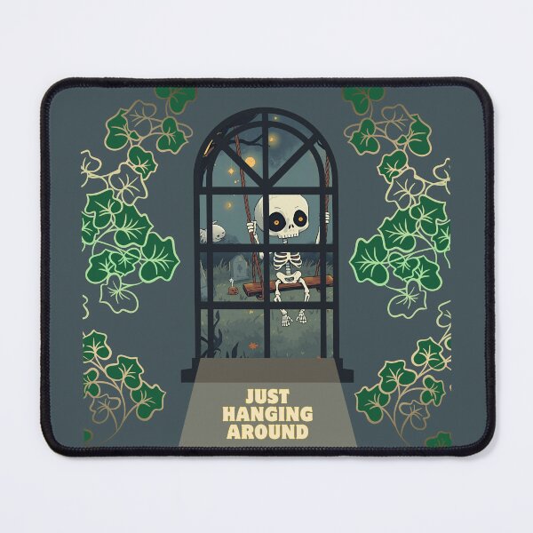 Item preview, Just Hanging Around – Cute Skeleton Swing designed and sold by LunariQ11.