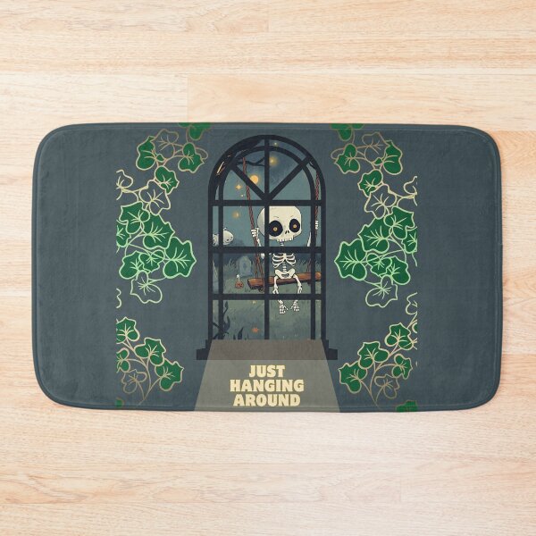 Item preview, Just Hanging Around – Cute Skeleton Swing designed and sold by LunariQ11.