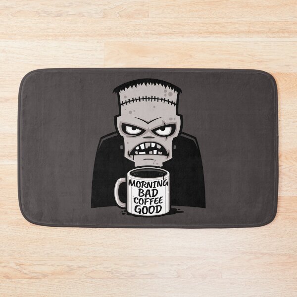 Item preview, Morning Bad Coffee Good Reanimated Monster designed and sold by fizzgig.