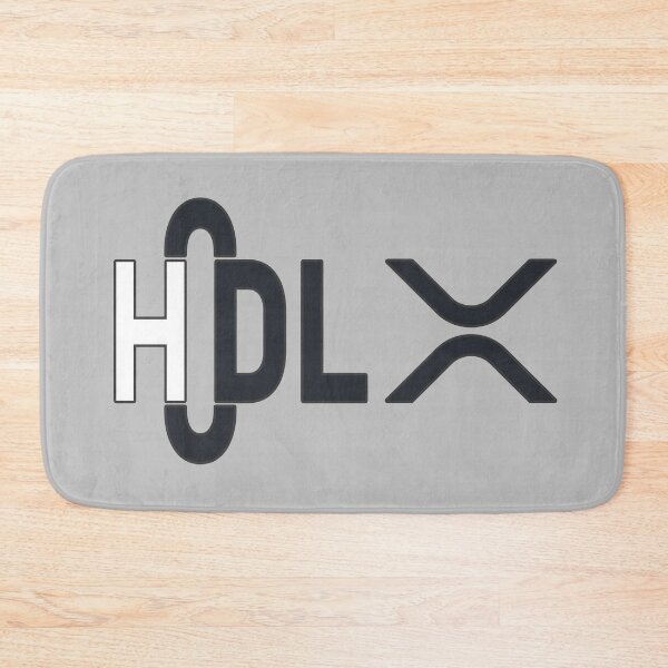 Item preview, HODL XRP - Cryptocurrency Typography Art designed and sold by cabana.space.