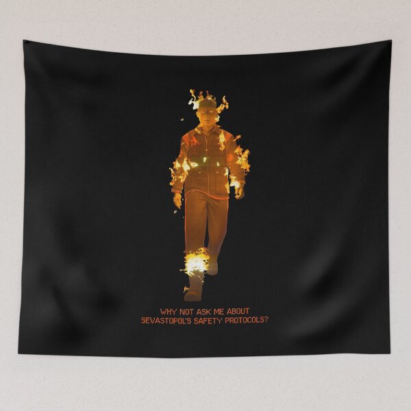 Item preview, Working Joe On Fire - Why Not Ask Me About Sevastopol's Safety Protocols? designed and sold by ABSTRACT-IVISM.