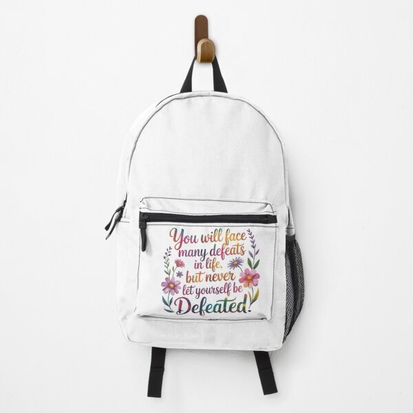 Item preview, You will face many defeats in life, but never let yourself be defeated. designed and sold by nimmitrends.