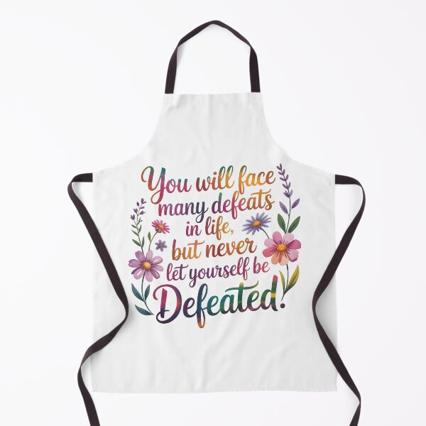 Item preview, You will face many defeats in life, but never let yourself be defeated. designed and sold by nimmitrends.