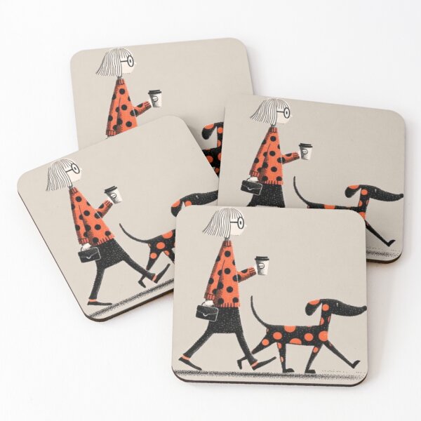 Item preview, "Polka Paw-sibilities: Sip Happens, Walk It Out!" designed and sold by Print Fiction.