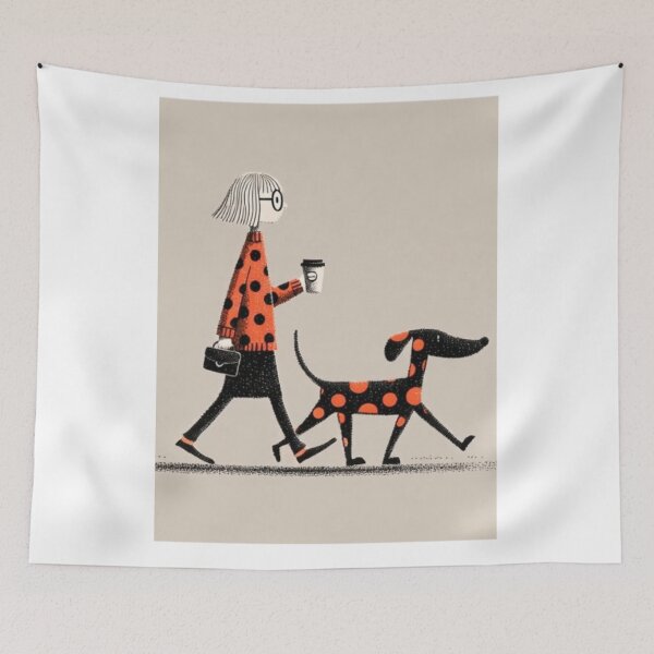 Item preview, "Polka Paw-sibilities: Sip Happens, Walk It Out!" designed and sold by Print Fiction.