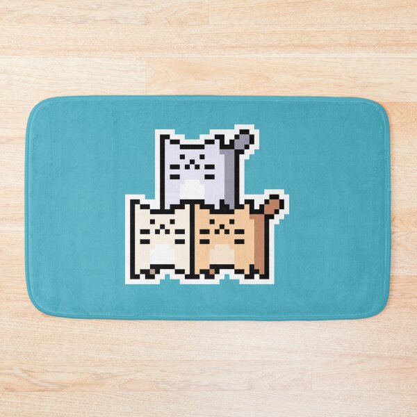 Item preview, Pastel Pixel-Cats Trio designed and sold by Wojciech Sumara.