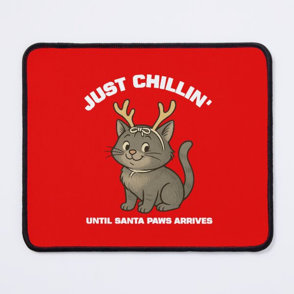 Item preview, Funny Cat Reindeer Christmas  - Just Chillin' Santa Paws Pet Lover designed and sold by Cree8if.