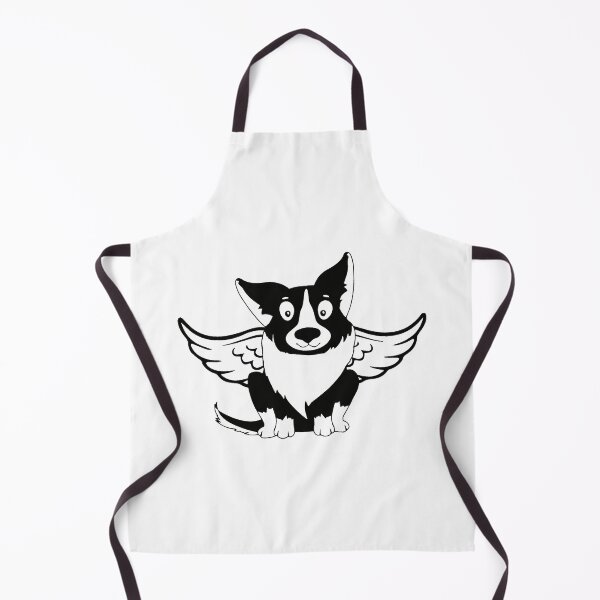 Item preview, Cute Angel Corgi with Wings – Memorial Pet Sticker for Dog Lovers designed and sold by Dragonfly-10.