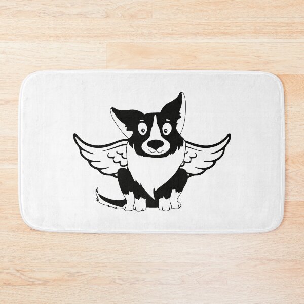 Item preview, Cute Angel Corgi with Wings – Memorial Pet Sticker for Dog Lovers designed and sold by Dragonfly-10.