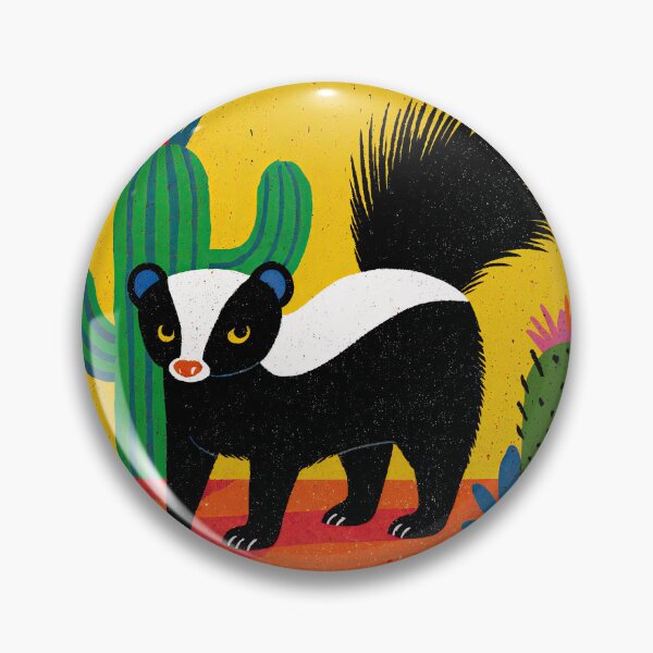 Item preview, Desert Stinker: Cute Skunk in Cactus Country designed and sold by ForeverPrintsOK.
