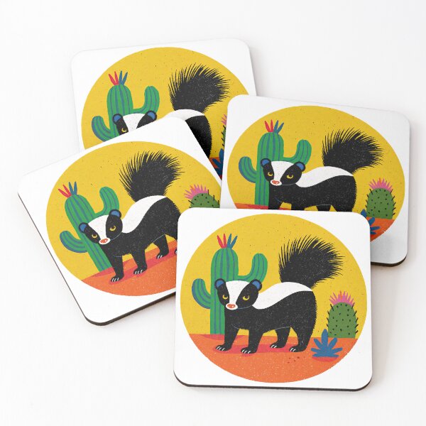 Item preview, Desert Stinker: Cute Skunk in Cactus Country designed and sold by ForeverPrintsOK.