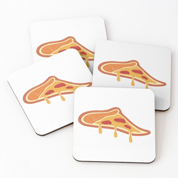 Item preview, Minimalist Melting Cheese Pizza Slice Illustration Food Art designed and sold by jayson salvador.