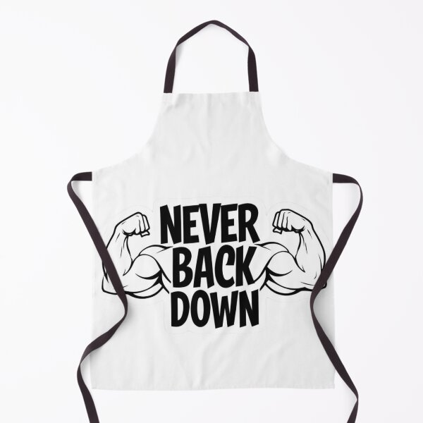 Item preview, Never Back Down Motivational Quote Biceps designed and sold by KTGim.