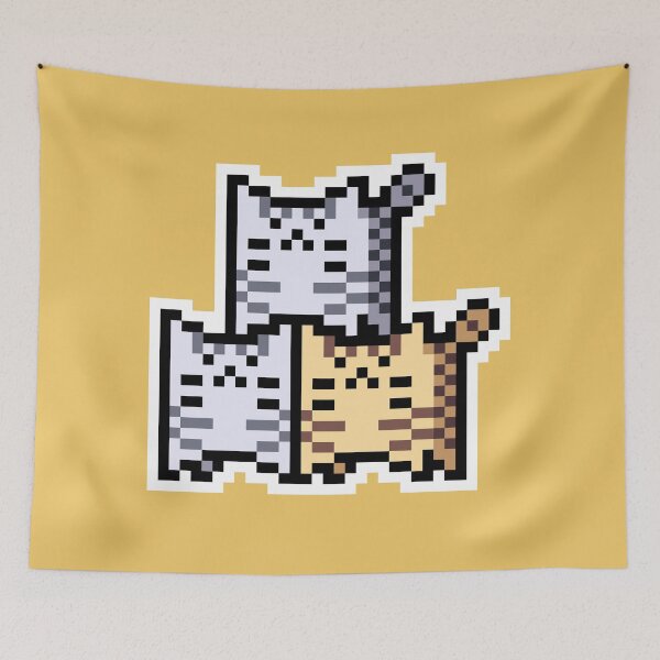 Item preview, Tabby Pixel-Cats Trio designed and sold by Wojciech Sumara.