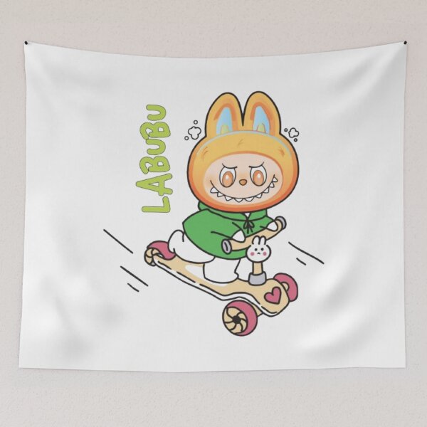 Item preview, Labubu mignons et la trottinette  designed and sold by MeowLoka ⭐⭐⭐⭐.