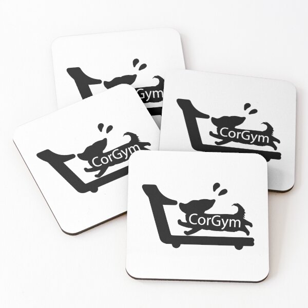 Item preview, Funny Corgi on Treadmill – CorGym Fitness Dog Sticker designed and sold by Dragonfly-10.
