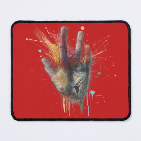 Item preview, Touch of Chaos – Abstract Hand Art Illustration designed and sold by dotitoko.