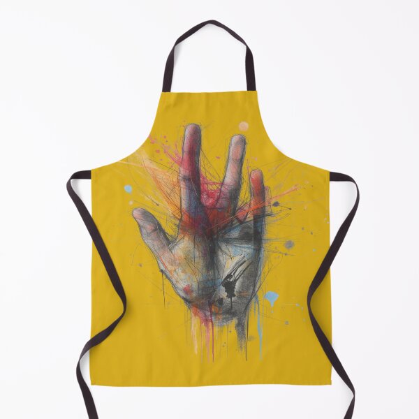 Item preview, Touch of Chaos – Abstract Hand Art Illustration designed and sold by dotitoko.