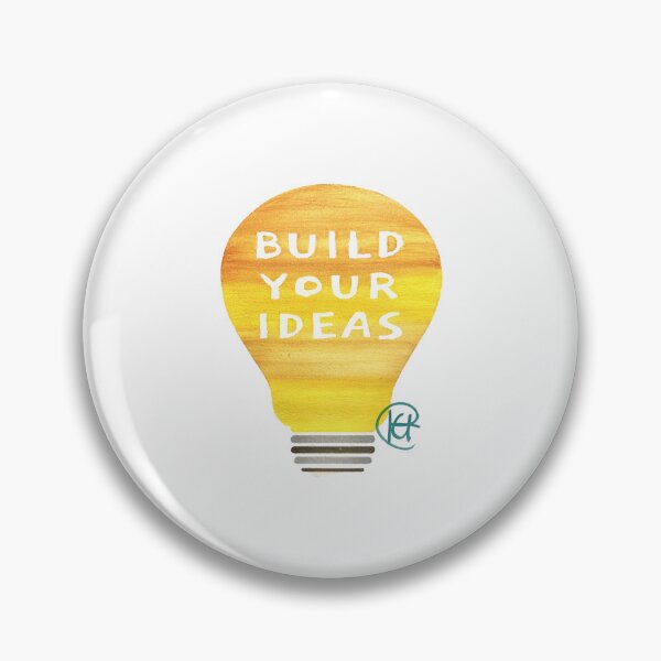 Item preview, Build Your Ideas Lightbulb Art designed and sold by Kalli Taub Art.