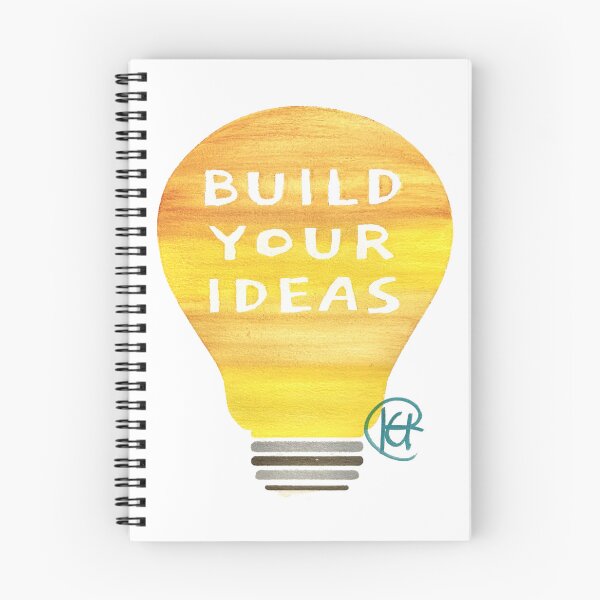 Item preview, Build Your Ideas Lightbulb Art designed and sold by Kalli Taub Art.