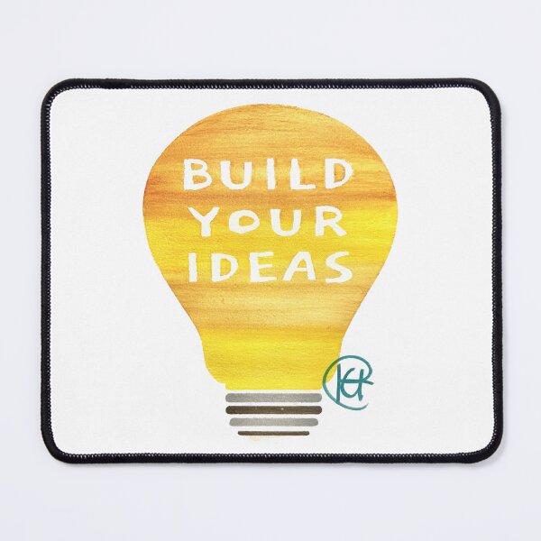 Item preview, Build Your Ideas Lightbulb Art designed and sold by Kalli Taub Art.