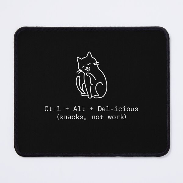 Item preview, Ctrl + Alt + Del-icious (snacks, not work) designed and sold by PromptlyPrinted.