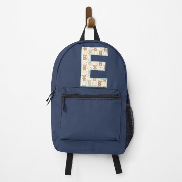 Item preview, Cute Teddy Bear Pattern Letter E Monogram designed and sold by rustyroofco.