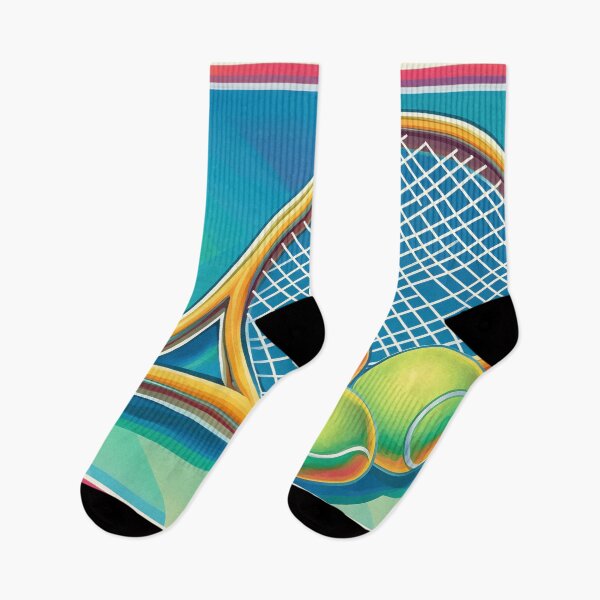 Item preview, Bright racket with green balls designed and sold by anytka.