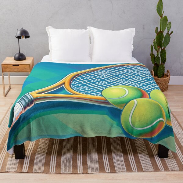 Item preview, Bright racket with green balls designed and sold by anytka.