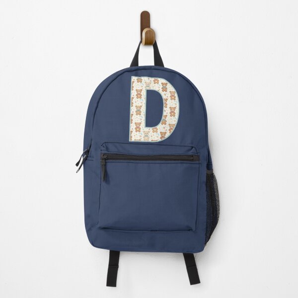 Item preview, Cute Teddy Bear Pattern Letter D Monogram designed and sold by rustyroofco.