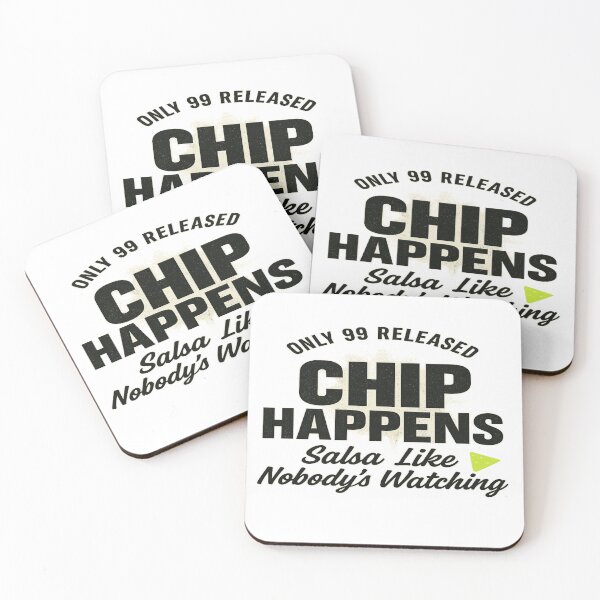 Item preview, Chip Happens Limited Edition T-Shirt – Funny Salsa Nacho Party Tee designed and sold by POD DYNASTY | Original Print On Demand T-Shirt Graphics.