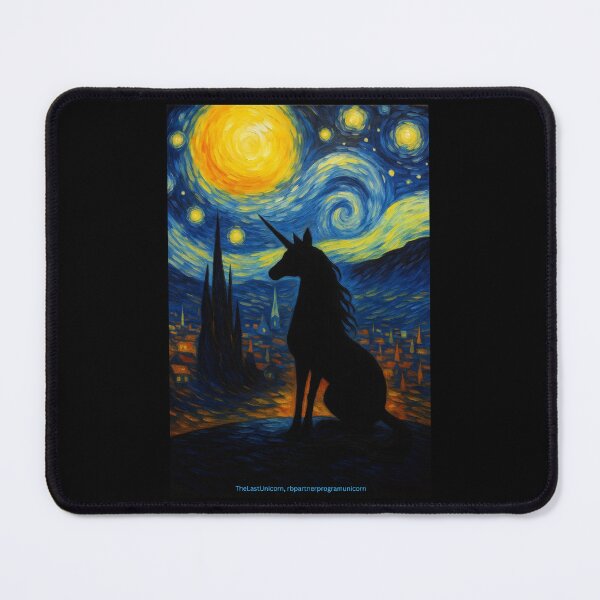 Item preview, The Last Unicorn Van Gogh designed and sold by Dragon Space.