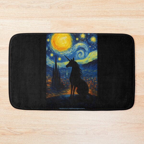 Item preview, The Last Unicorn Van Gogh designed and sold by Dragon Space.