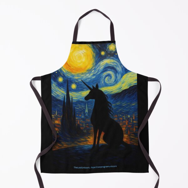 Item preview, The Last Unicorn Van Gogh designed and sold by Dragon Space.