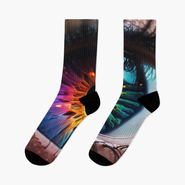 Item preview, Captivating close-up of a colorful eye reflecting vibrant patterns and bright hues in a mesmerizing display of natural beauty designed and sold by anytka.