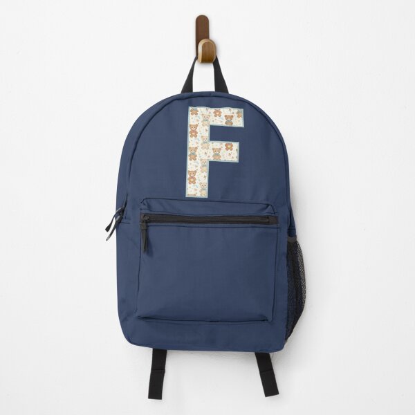 Item preview, Cute Teddy Bear Pattern Letter F Monogram designed and sold by rustyroofco.