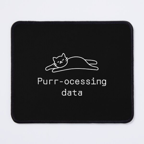 Item preview, Purr-ocessing data designed and sold by PromptlyPrinted.