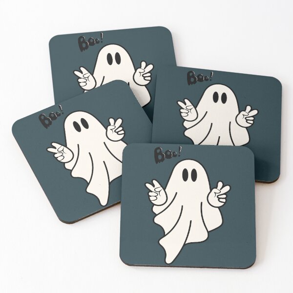 Item preview, Boo! Cute Ghost Illustration – Spooky & Playful Wall Art  #Boo #Ghost #Halloween designed and sold by LH-Robin.