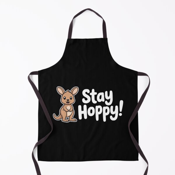 Item preview, Stay Hoppy! Funny Kangaroo Pun designed and sold by PMCreative.