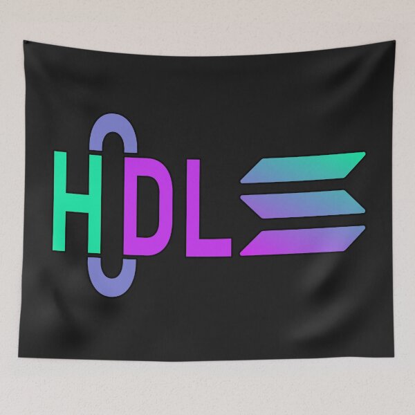 Item preview, HODL Solana - SOL Cryptocurrency Art designed and sold by cabana.space.