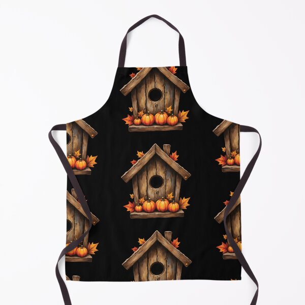 Item preview, Rustic Birdhouse with Pumpkins – Cozy Autumn Illustration designed and sold by mybunnyparadise.