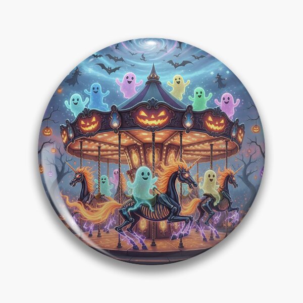 Item preview, Haunted Halloween Carousel designed and sold by AmetistLight.