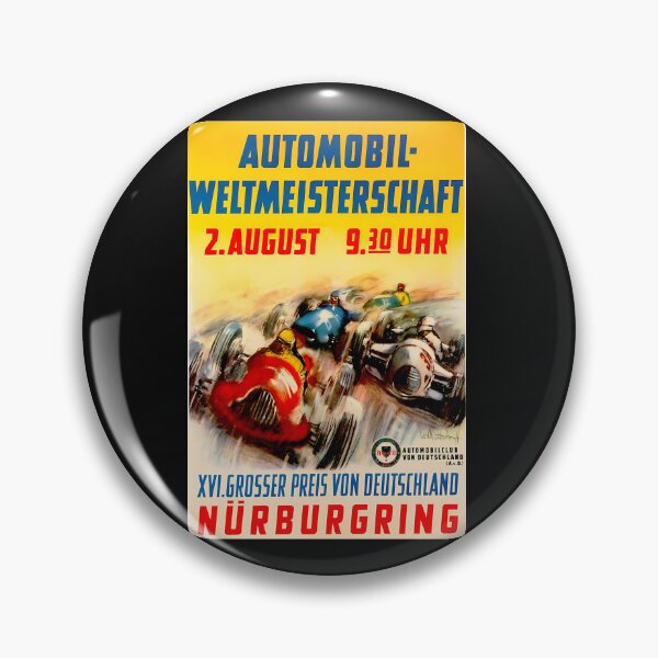 Item preview, Blast from the past art Grand Prix Nurburgring vintage designed and sold by Helios Be. Lavsh.