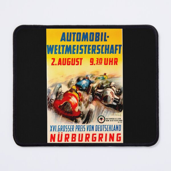 Item preview, Blast from the past art Grand Prix Nurburgring vintage designed and sold by Helios Be. Lavsh.