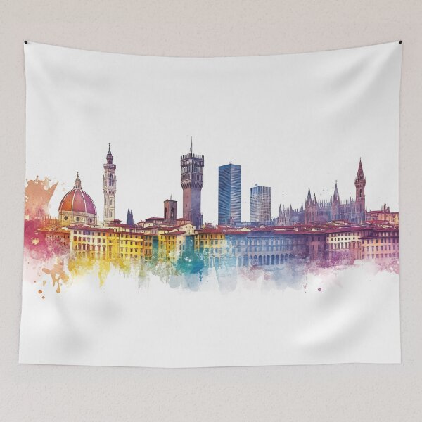 Item preview, Florence skyline at sunset designed and sold by anytka.